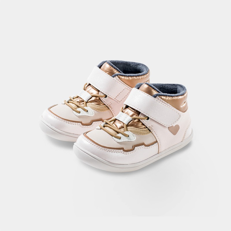 Botín Barefoot Bebé Rosa Reindeer Littlebluelamb Botín Barefoot Bebé Rosa Reindeer Littlebluelamb