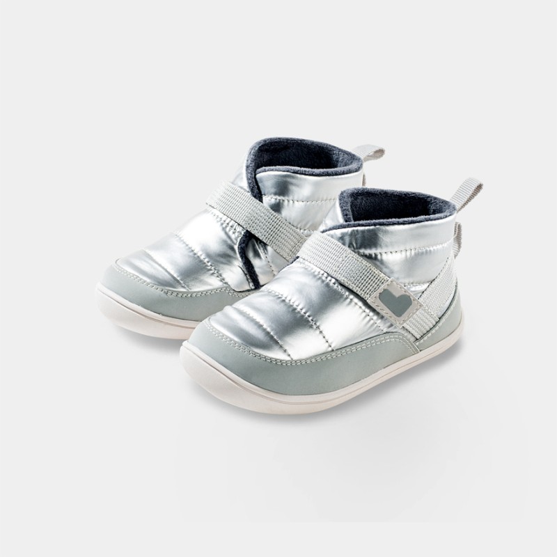 Botas Barefoot Bebé Anklet plata de Littlebluelamb Botas Barefoot Bebé Anklet plata de Littlebluelamb