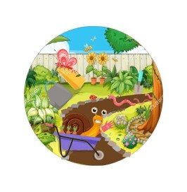 Base tapete GARDEN para bandeja sensorial de Jellystone Designs