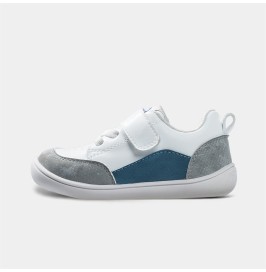 Zapatillas Respetuosas Bebé Deportivas  azul-gris  MOOREA de LittleBlueLamb