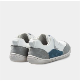 Zapatillas Respetuosas Bebé Deportivas  azul-gris  MOOREA de LittleBlueLamb