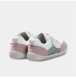 Zapatillas Respetuosas Bebé Deportivas rosa-gris MOOREA de Littlebluelamb
