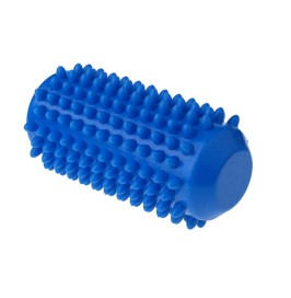 Rodillo de masaje 12,8 cm azul