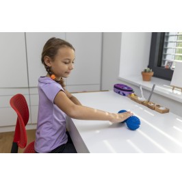 Rodillo para masaje y rehabilitación, duoball 15,5 cm, rojo