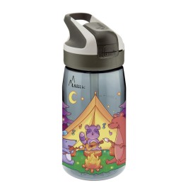 Botella ANIMAL CAMPING de Tritan 450 ml con Tapón Summit de Laken