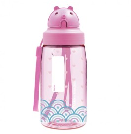 Botella UNICORNIO de tritan 450 ml con pajita de Laken