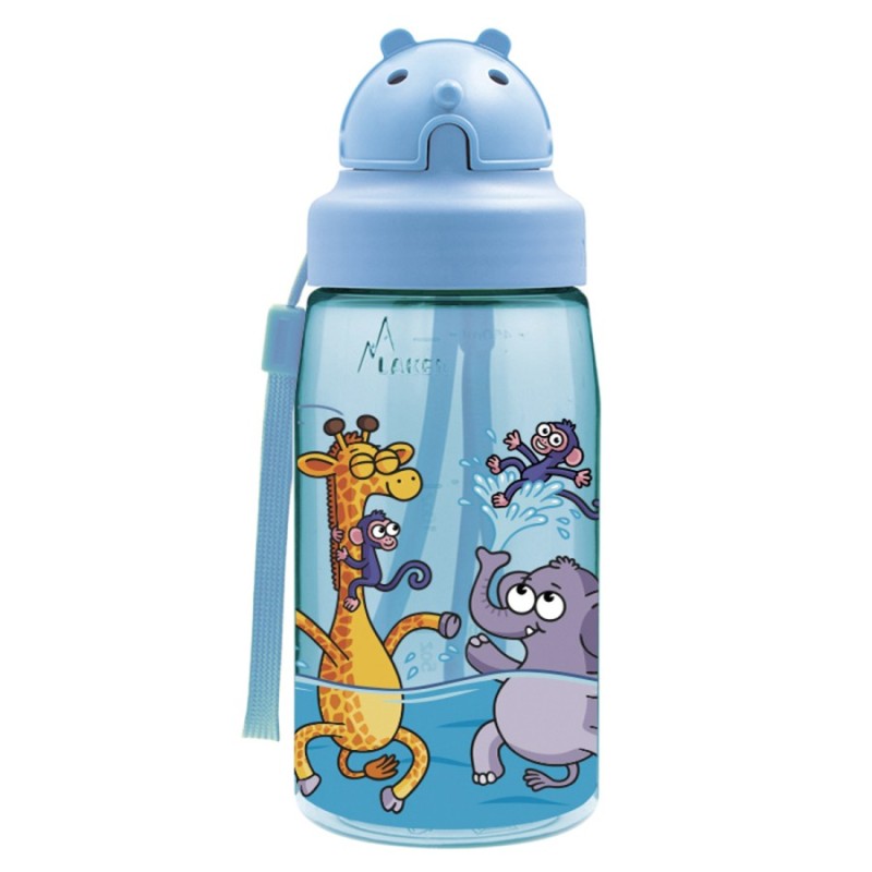 Botella POOL de tritan 450 ml con pajita de Laken Botella POOL de tritan 450 ml con pajita de Laken