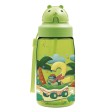 Botella FUNNY CARS de tritan 450 ml con pajita de Laken
