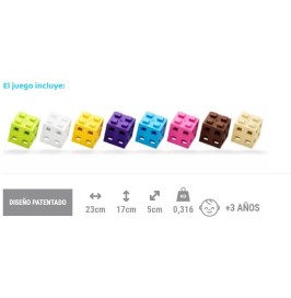 MELI Cube Pastel 50 piezas