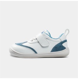 Zapatillas Respetuosas Bebé Deportivas Azul-Blanco NEO de Littlebluelamb