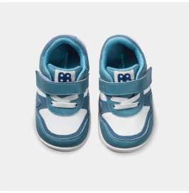 Zapatillas Respetuosas Bebé Deportivas azules HOP HOP de Littlebluelamb