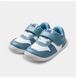 Zapatillas Respetuosas Bebé Deportivas azules HOP HOP de Littlebluelamb
