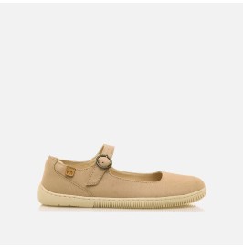 Bailarinas de lona respetuosas Canver beige de Mustang Free