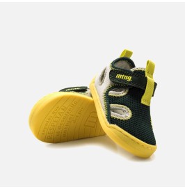 Sandalias Deportivas Bebé Respetuosas de tela verdes de Mustang Free