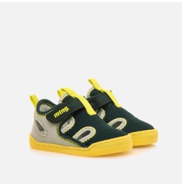 Sandalias Deportivas Bebé Respetuosas de tela verdes de Mustang Free