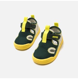 Sandalias Deportivas Bebé Respetuosas  de tela verdes de Mustang Free