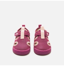 Sandalias Deportivas Bebé Respetuosas de tela fuscia de Mustang Free