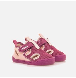 Sandalias Deportivas Bebé Respetuosas de tela fuscia de Mustang Free