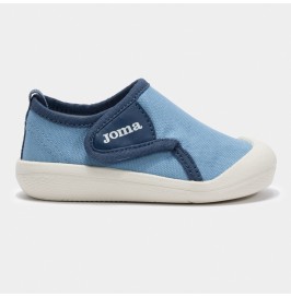 Zapatilla Deportiva Lona Joma Bebé Respetuosa Nen Jr Baby Azules