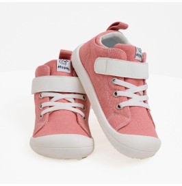 Deportivas respetuosas Denim Skin rosa de ATTIPAS