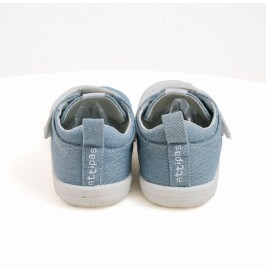 Deportivas respetuosas Denim Skin celeste de ATTIPAS