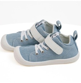 Deportivas respetuosas Denim Skin celeste de ATTIPAS