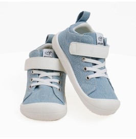 Deportivas respetuosas Denim Skin celeste de ATTIPAS