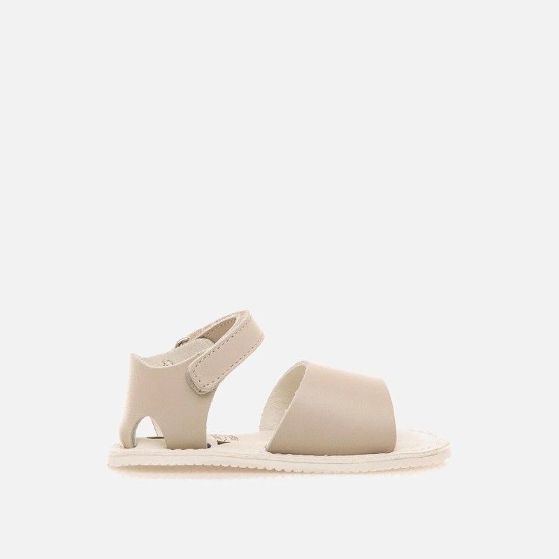 Sandalias de Piel Respetuosas Mustang  Napa Nude