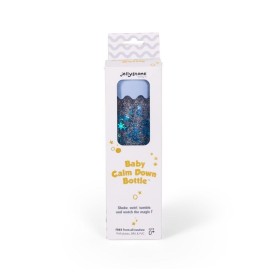 Botella de la calma SOFT BLUE para bebés de Jellystone Designs