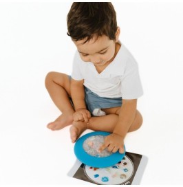 Bolsa sensorial azul PEEKABOO de playa de Jellystone Designs