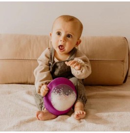Bolsa sensorial morado PEEKABOO de galaxia de Jellystone Designs