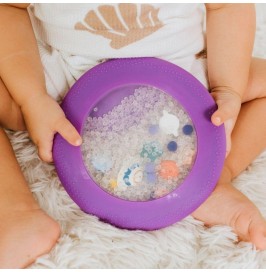Bolsa sensorial morado PEEKABOO de galaxia de Jellystone Designs