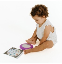 Bolsa sensorial morado PEEKABOO de galaxia de Jellystone Designs