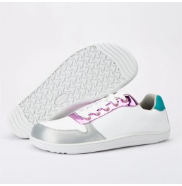 Zapatillas deportivas ZZFaber blancas con detalle multicolor de brillo