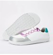 Zapatillas deportivas ZZFaber blancas con detalle multicolor de brillo