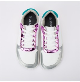 Zapatillas deportivas ZZFaber blancas con detalle multicolor de brillo