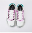 Zapatillas deportivas ZZFaber blancas con detalle multicolor de brillo
