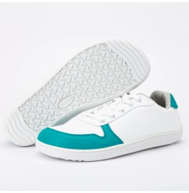 Zapatillas deportivas ZZFaber blancas con detalle verde