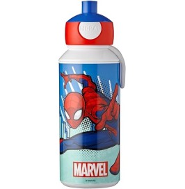 Botella Pop Up Spiderman 400 ml de Mepal