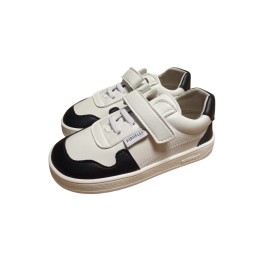 Zapatillas Deportivas Barefoot Blanca y Negra Piruflex