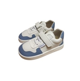 Zapatillas Deportivas Barefoot Blanca y Celeste Piruflex