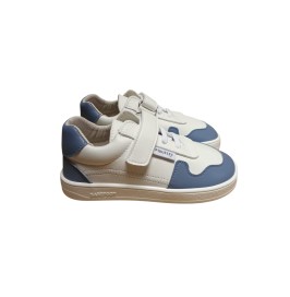 Zapatillas Deportivas Barefoot Blanca y Celeste Piruflex
