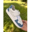 Zapatillas Deportivas Barefoot Blanca y Celeste Piruflex