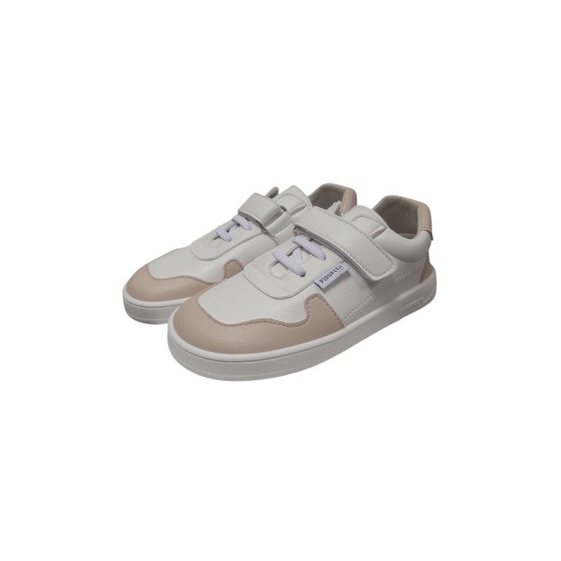 Zapatillas Deportivas Barefoot Blanca y Nude Piruflex