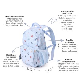Mochila Infantil City Cars de Tutete
