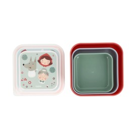 3 Cajas Almuerzo Little Red  Tutete