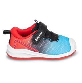 Deportivas de textil respetuosas Flyknit negro rojo de Chetto