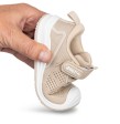 Deportivas de textil respetuosas Flyknit beige de Chetto