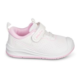 Deportivas de textil respetuosas Flyknit blanco rosa de Chetto