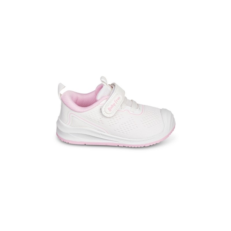 Deportivas de textil respetuosas Flyknit blanco rosa de Chetto Deportivas de textil respetuosas Flyknit blanco rosa de Chetto